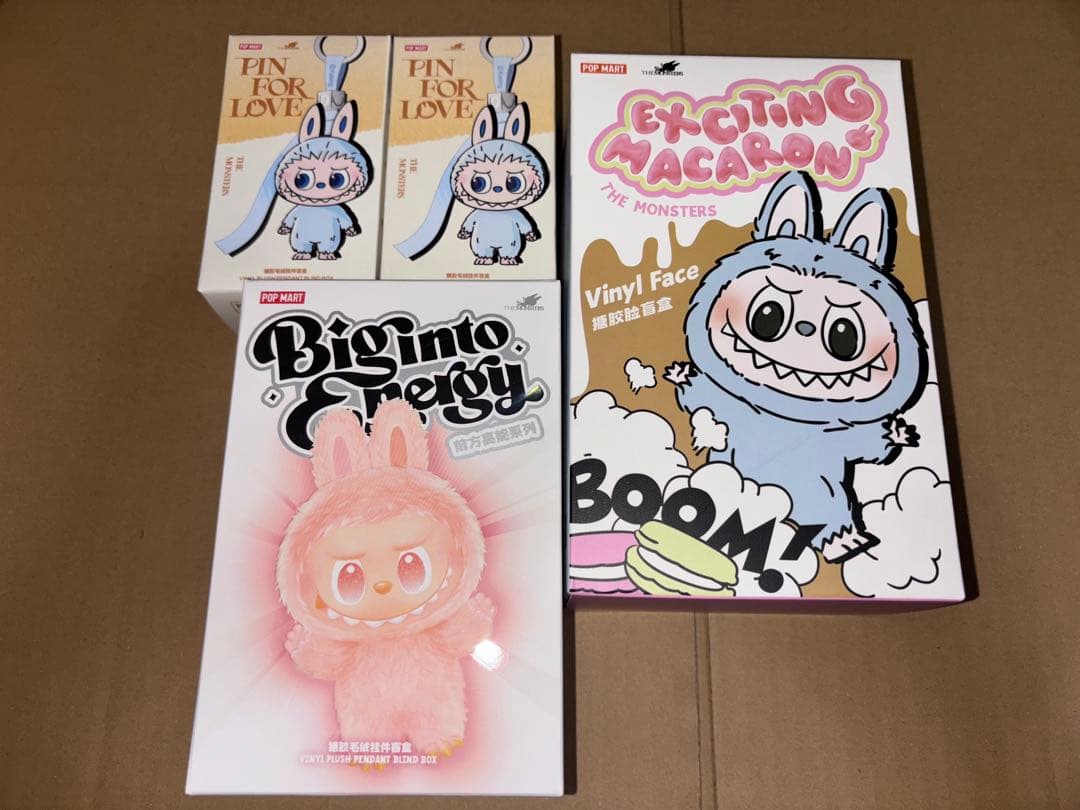 POP MART labubu 3点セット ぬいぐるみペンダント未開封品