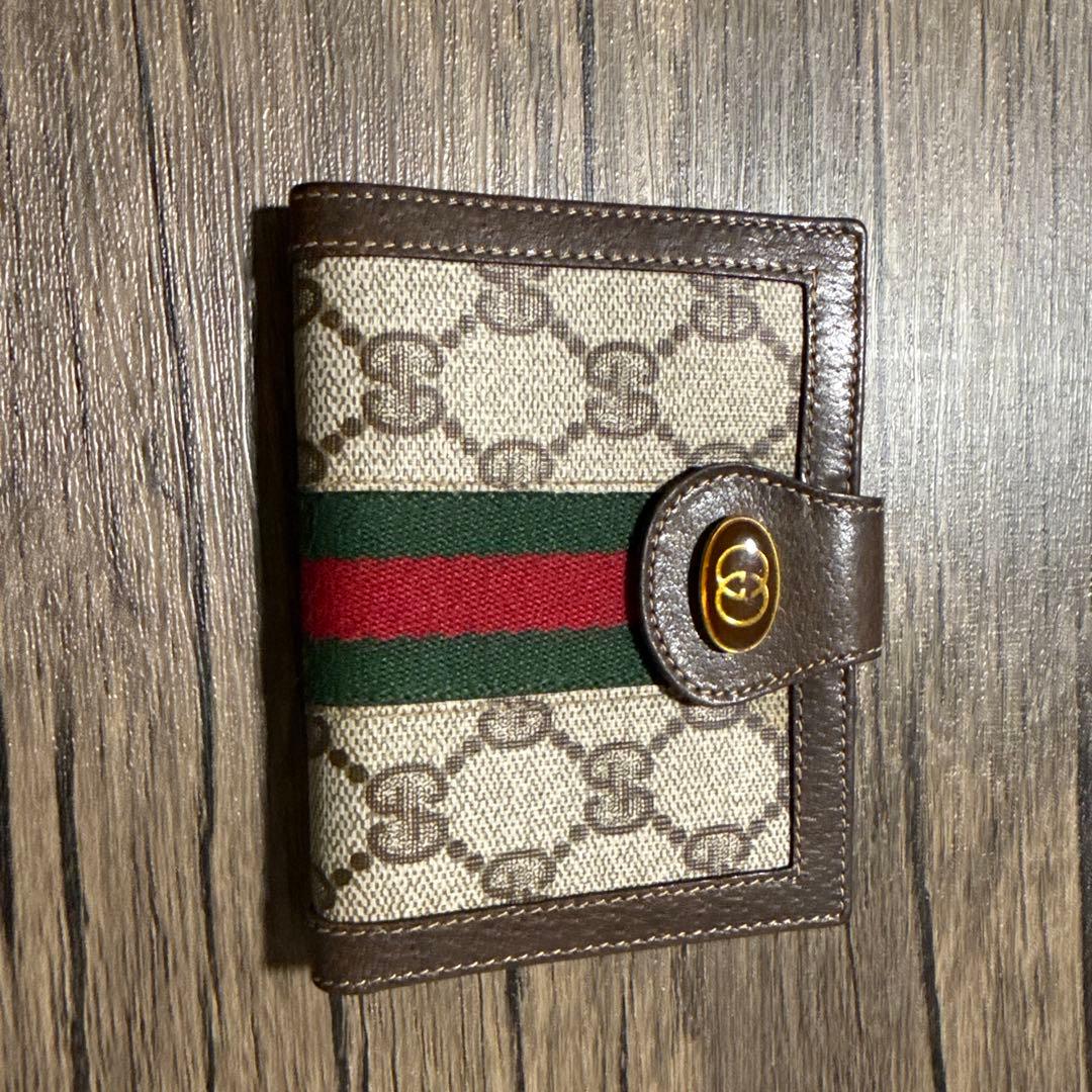年末価格　美品 GUCCI オールドグッチ ミニ財布 二つ折り財布