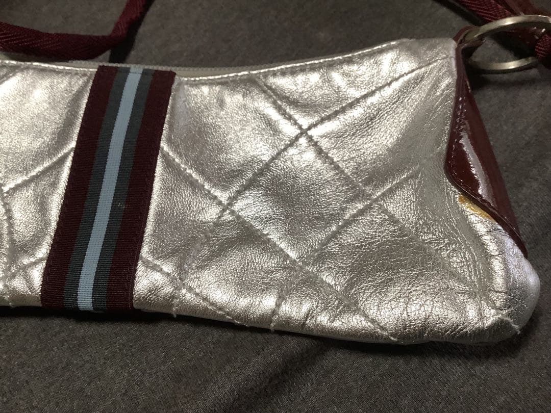 PRADA プラダ 希少 パーティバッグ ショルダー シルバー