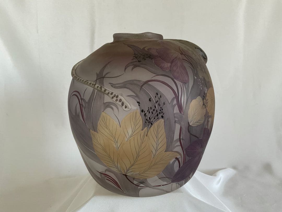 1989年（西ドイツ）「ポスキンガー・クリスタルワークス社製」ガラス花瓶