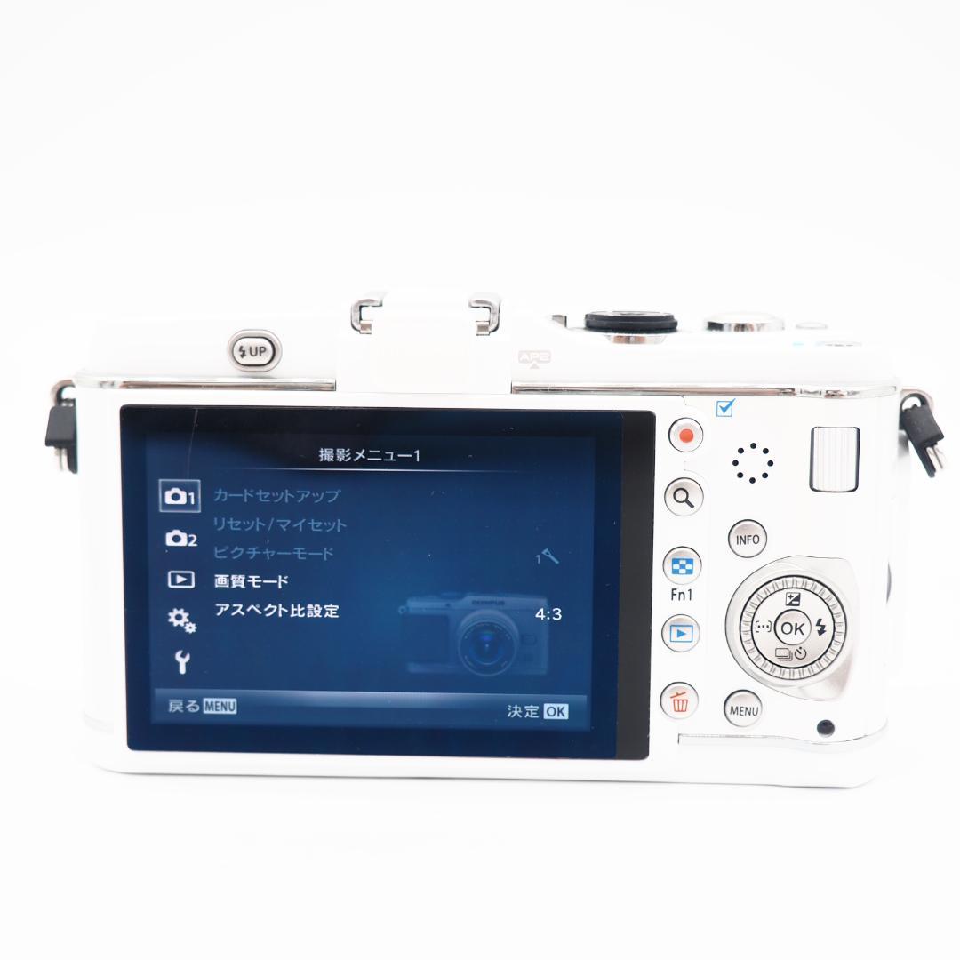 OLYMPUS ミラーレス一眼 PEN E-P3 ホワイト
