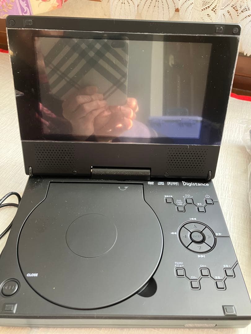 7インチモニター DVDプレーヤー 1SEG-TV 美品