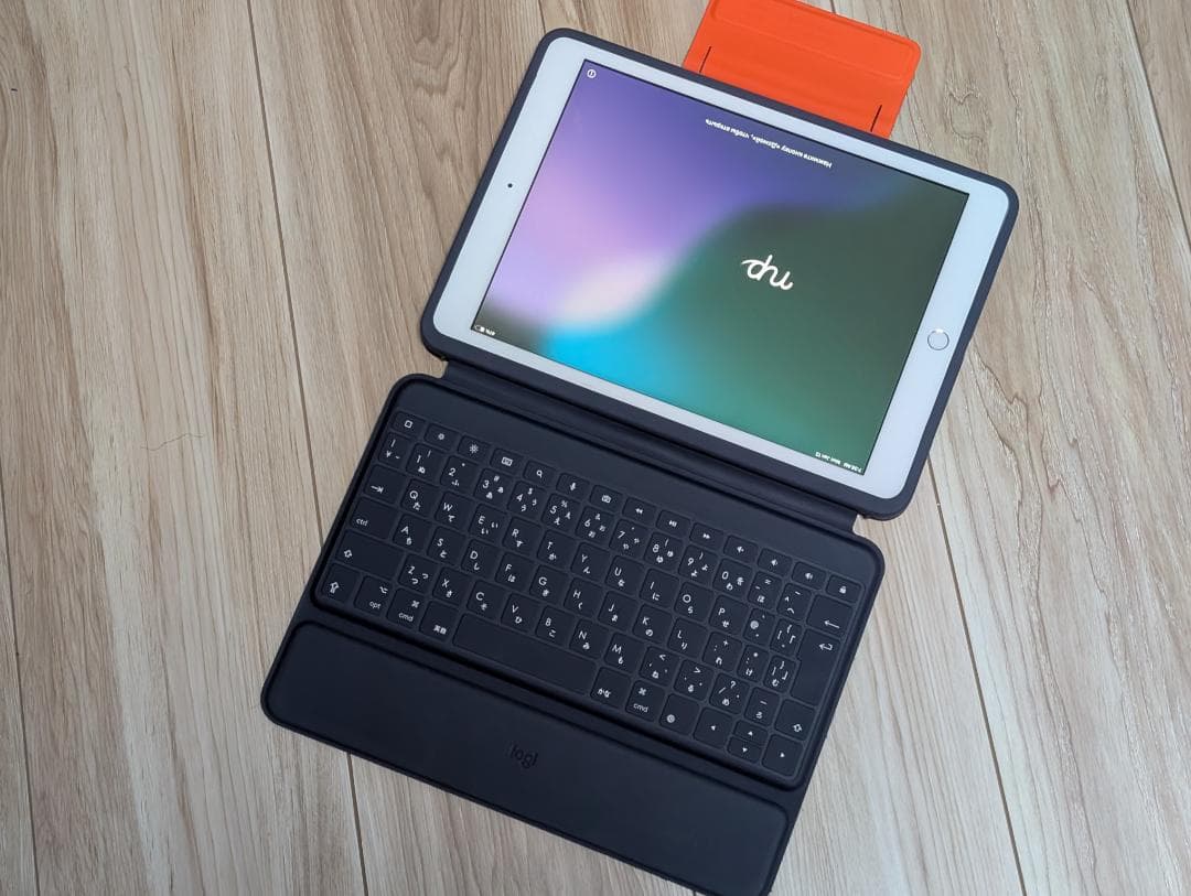 iPad (第7世代) cellular 32GB シルバー ロジクールケース付