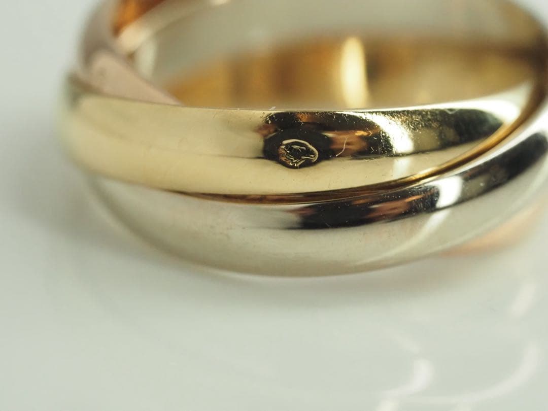 Cartier　カルティエ　トリニティリング 750YG/WG/PG 52号