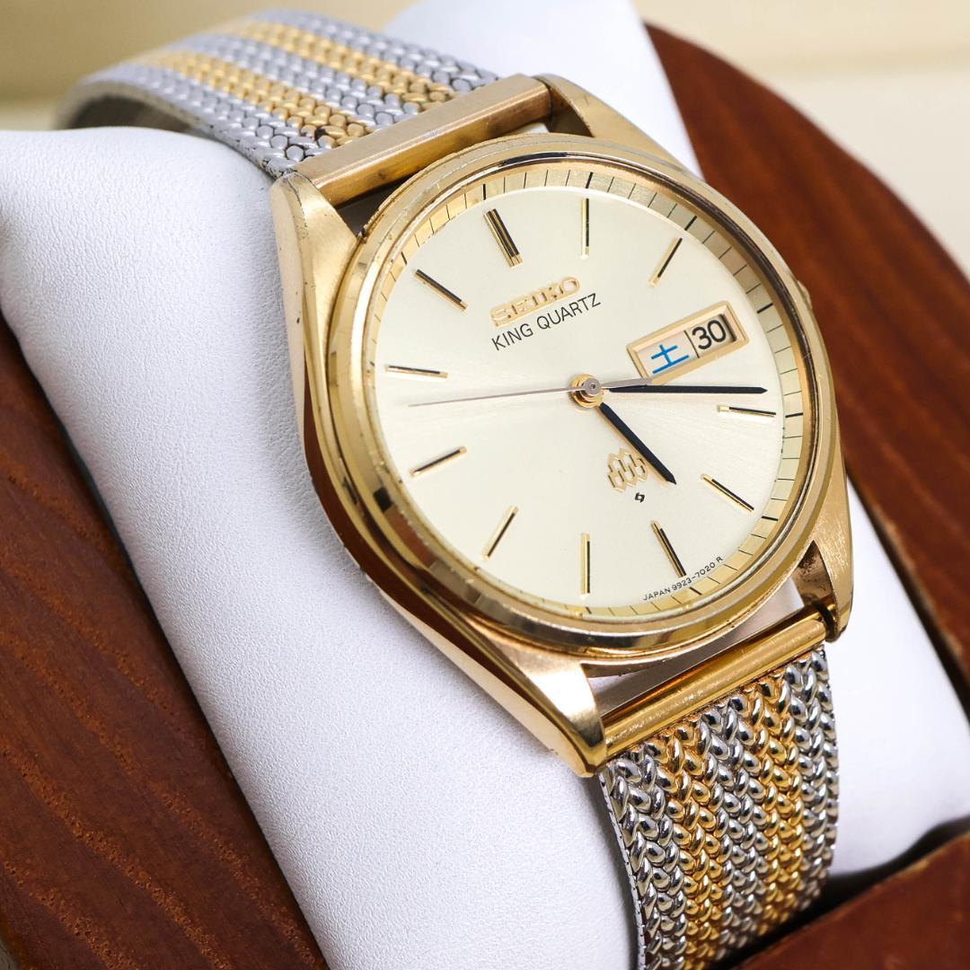 稼働 SEIKO KING QUARTZ 腕時計 デイデイト SGP 2087
