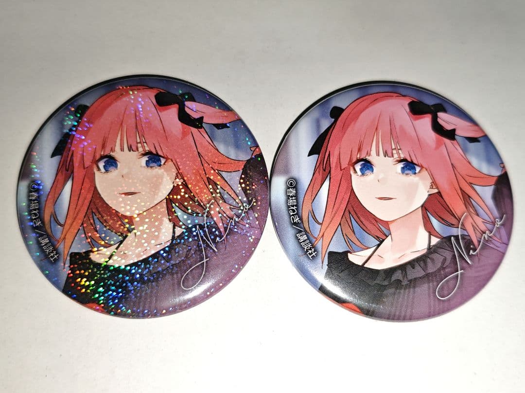 五等分の花嫁 中野ニ乃 缶バッジ 通常 ホロ セット GOTO AKIBA