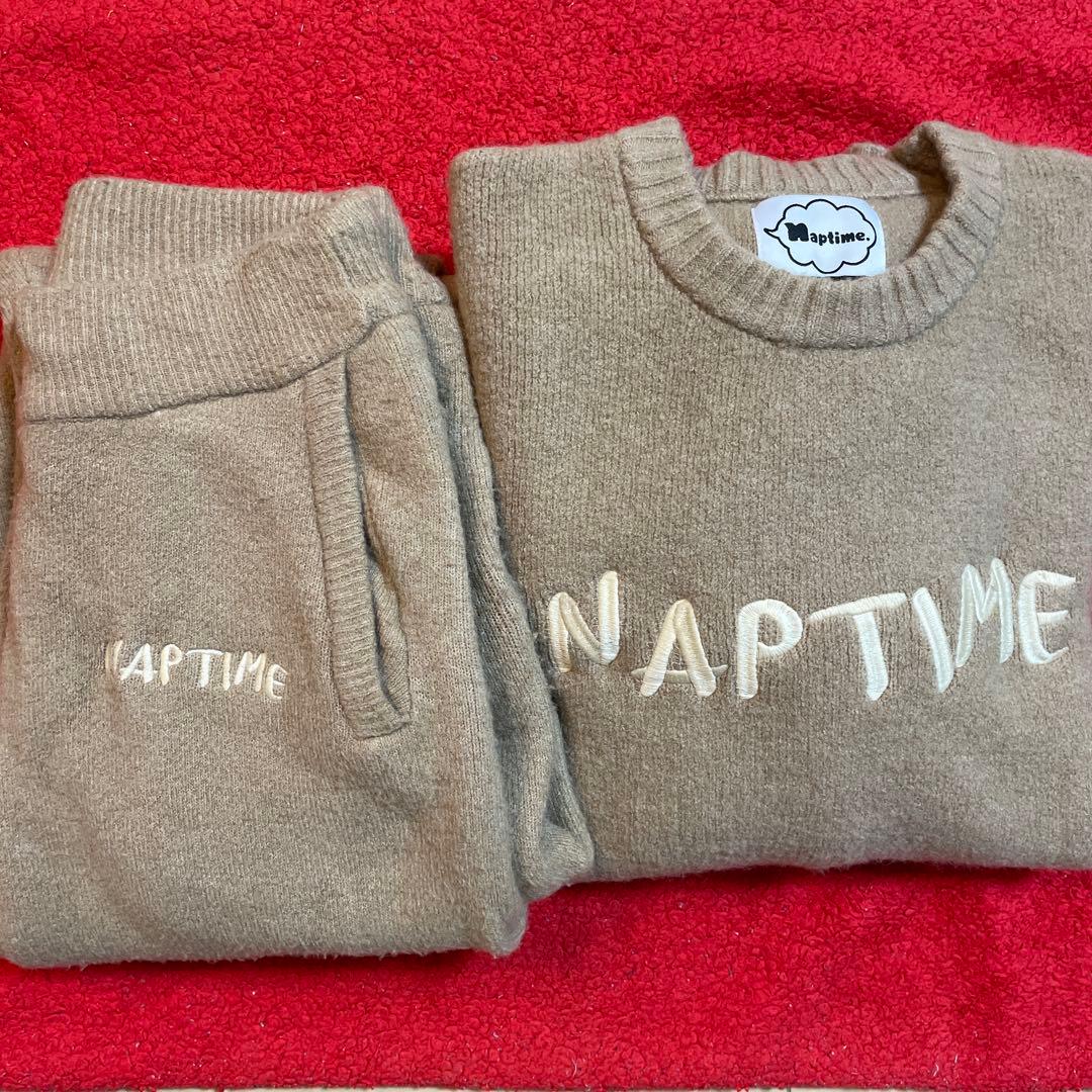 ナップタイム　naptime. Nissy ニット　プルオーバー　セットアップ