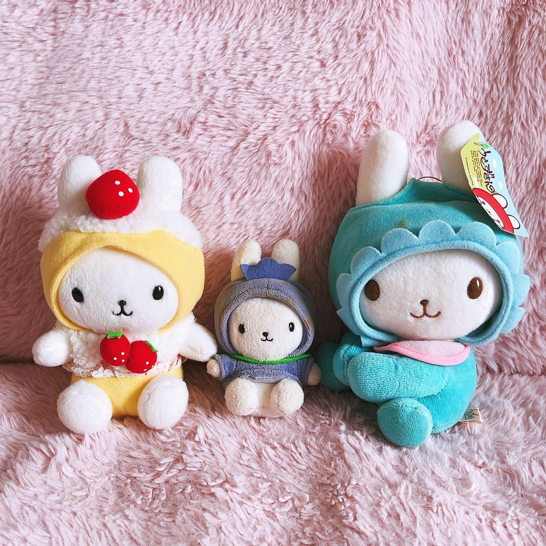 希少　平成レトロ　うさずきん　ぬいぐるみ 9体セット