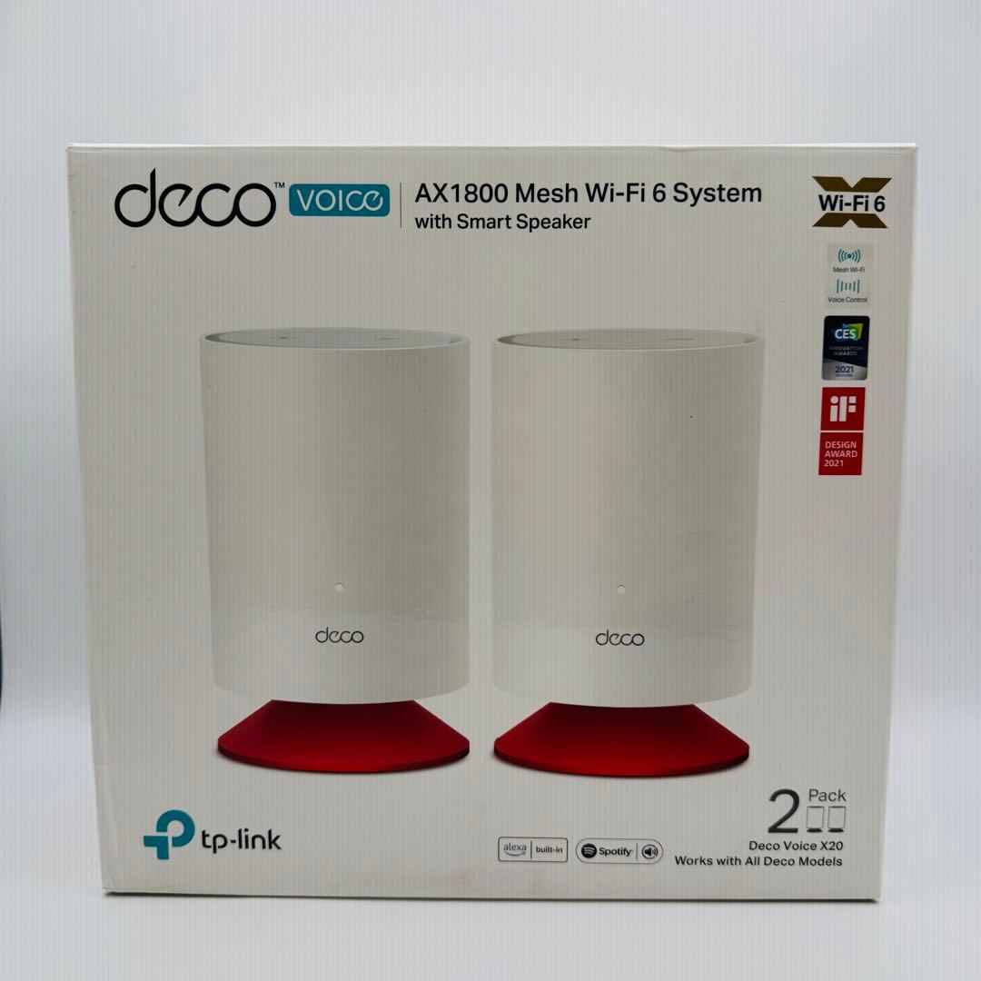 【未使用】TP-Link Deco Voice X20 AX1800 メッシュ