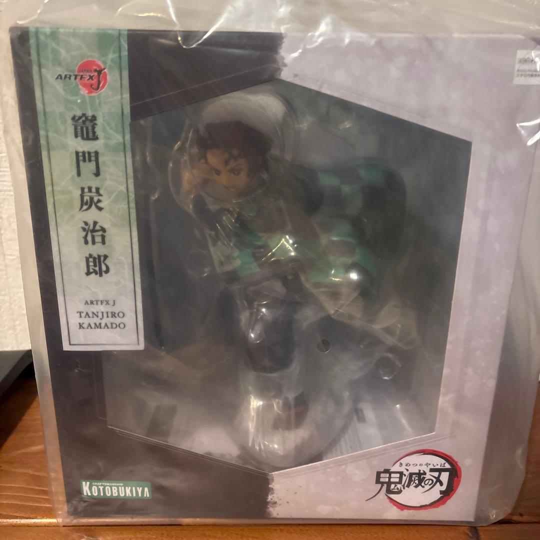 ARTFX J 鬼滅の刃　煉獄、炭治郎、伊之助　善逸　顔替パーツ付き　4体セット