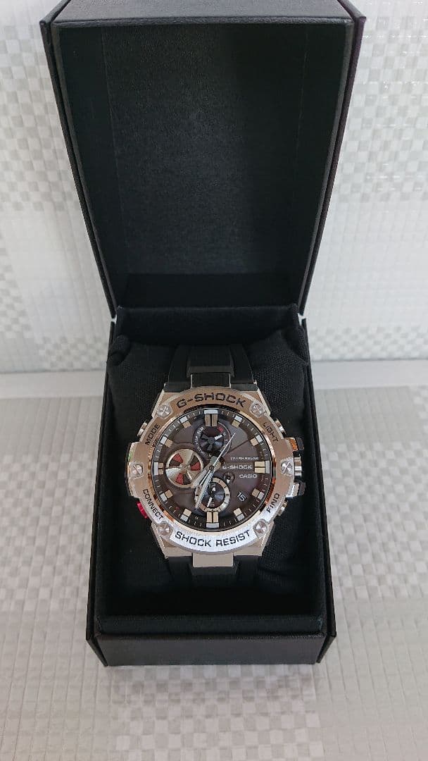 T*3様 G-SHOCK G-STEEL GST-B100-1AJF 美中古品。