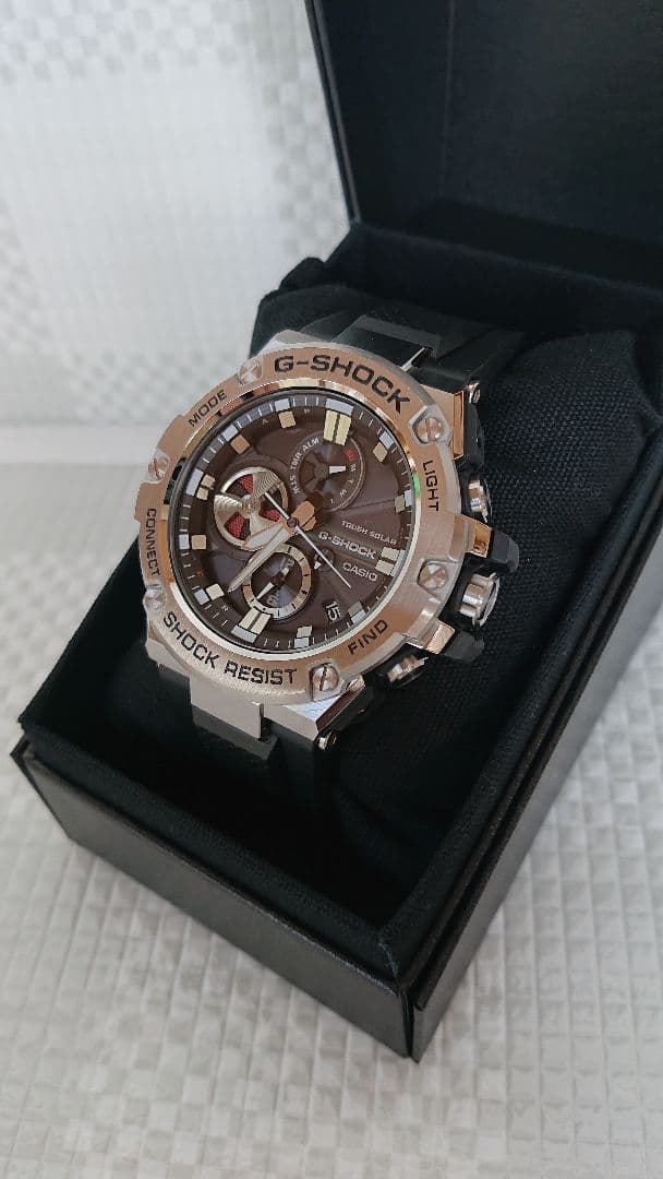 T*3様 G-SHOCK G-STEEL GST-B100-1AJF 美中古品。