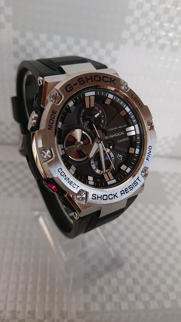 T*3様 G-SHOCK G-STEEL GST-B100-1AJF 美中古品。