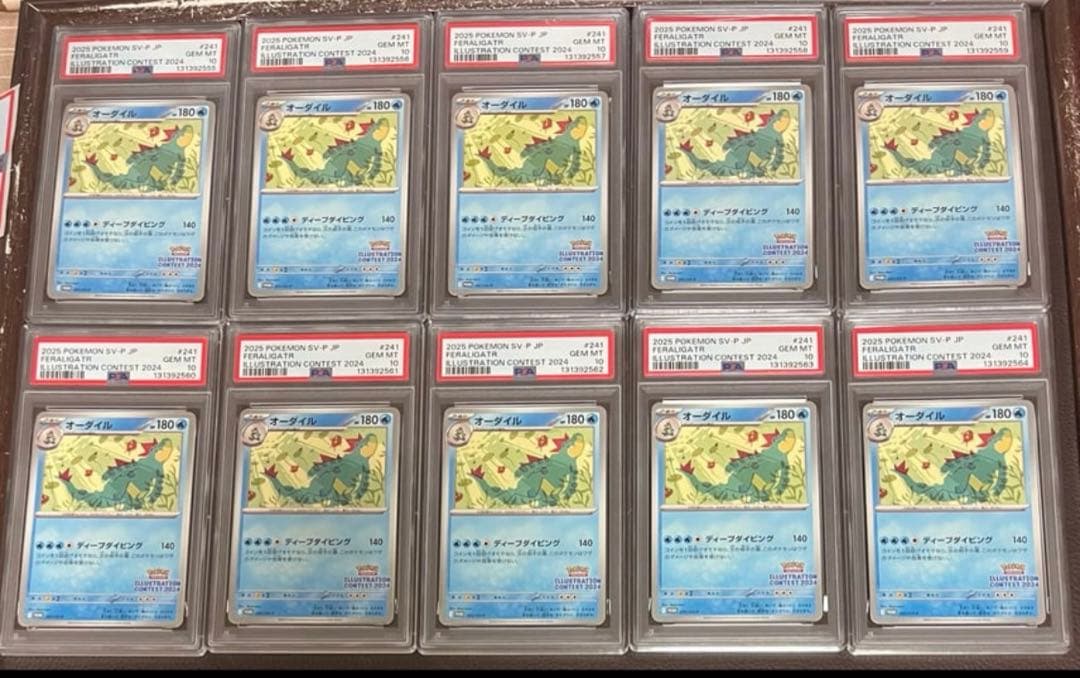 PSA10 オーダイル Feraligatr PROMO 10枚