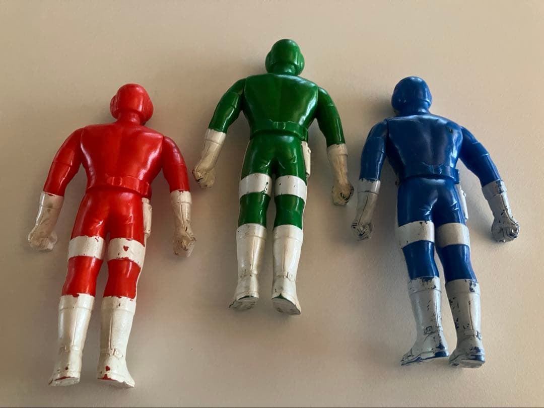 超電子バイオマン　ソフビ5体セット　１９８４年バンダイ