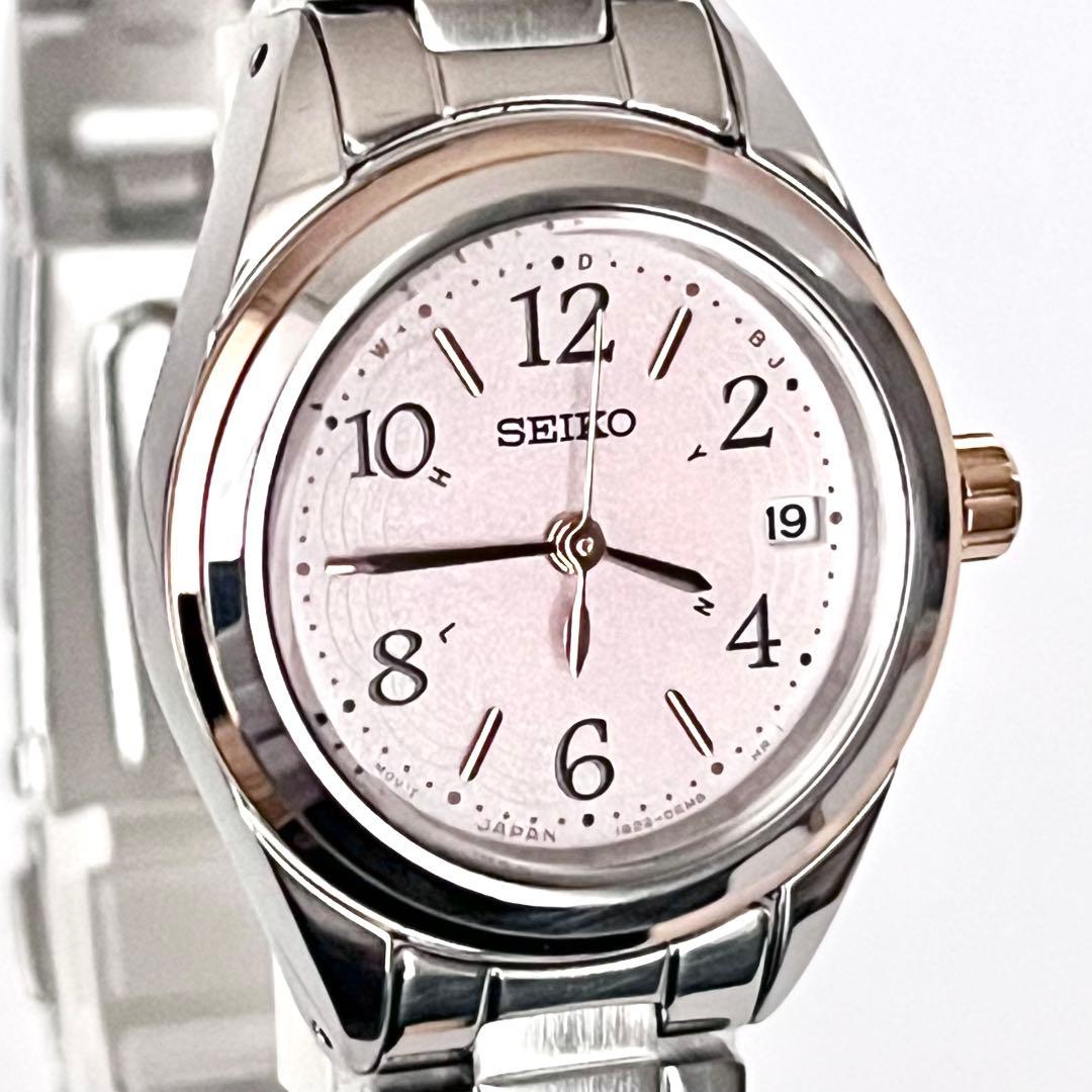 セイコー SEIKO レディース腕時計 稼働 電波ソーラー 磨き済み s1962