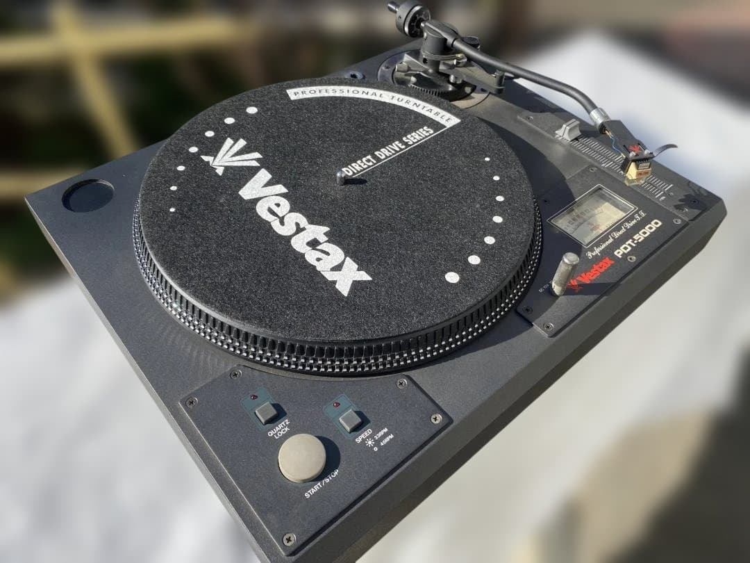 ⭐︎⭐︎⭐︎⭐︎⭐︎⭐︎　Vestax PDT-5000 ターンテーブル　2台