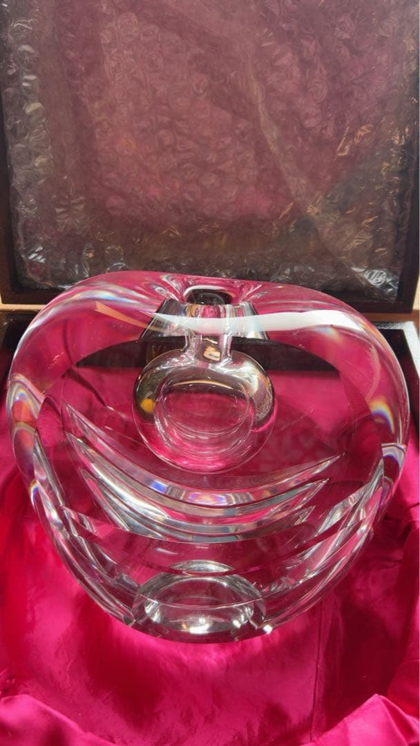 HOYA CRYSTAL TOKYO サイン入り 3.45kg クリスタル 花瓶