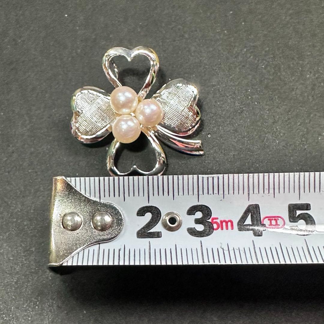 本真珠パールブローチ　シルバー製　新品未使用品