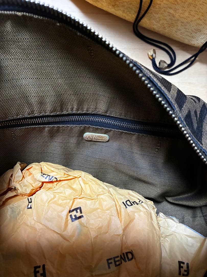 FENDI フェンディ ズッカ 柄バニティバッグ ブラウン 茶