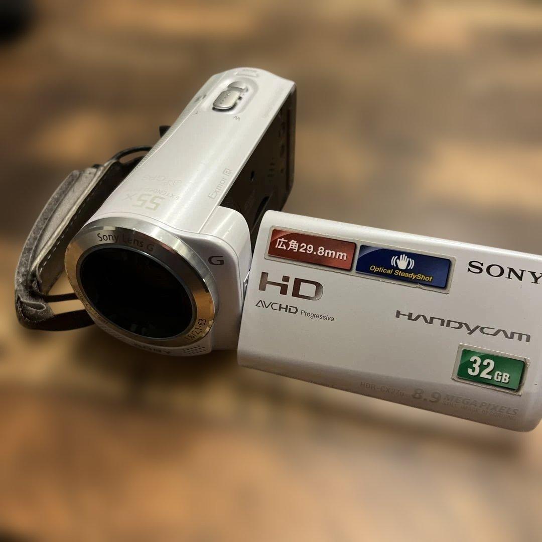 Sony Handycam 32GB AVCHDケーブル 収納バッグ付き