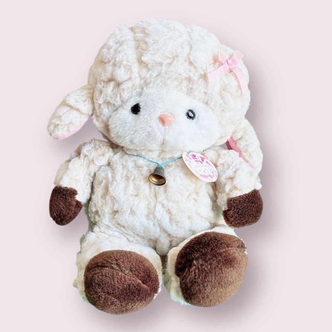 レトロ　ひつじ　ビッグぬいぐるみ