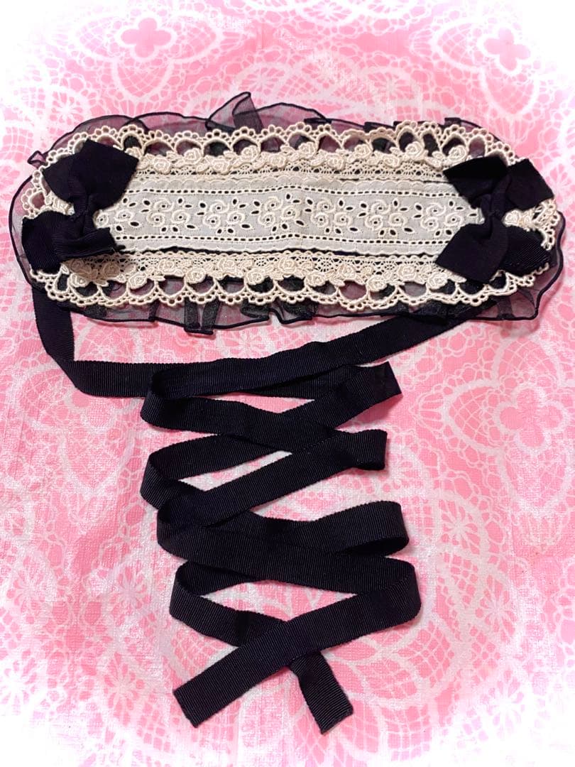 d*9様 タイムセール！超初期♡Angelicpretty♡薔薇レースリボンヘッ