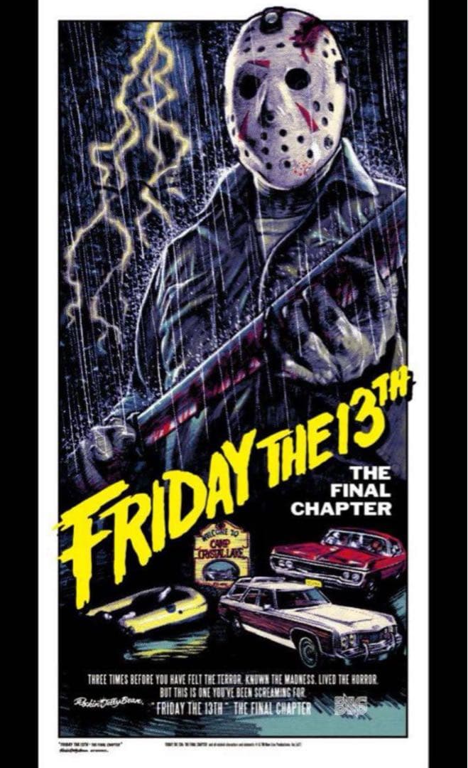 ロッキンジェリービーン Friday The 13th 13日の金曜日 ポスター