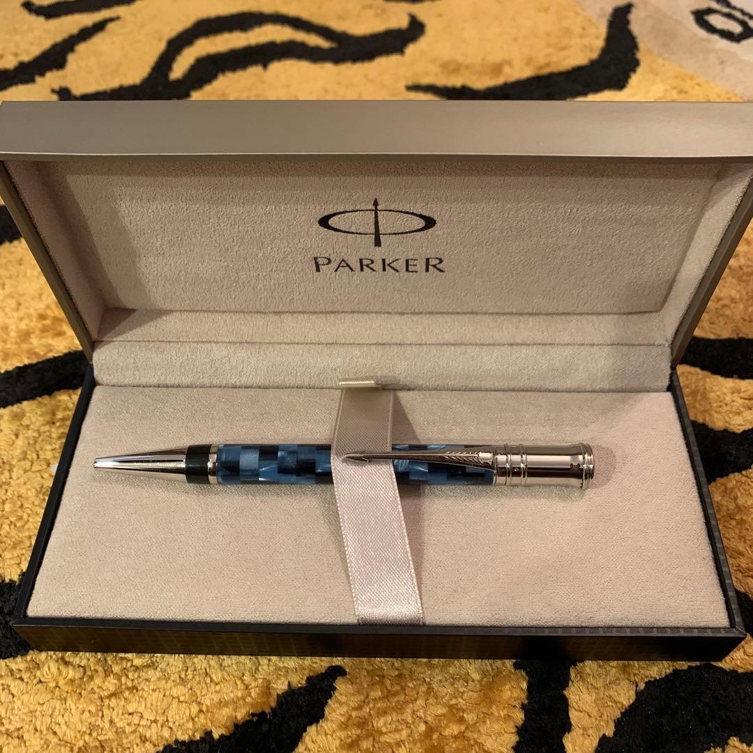 パーカー DUOFOLD デュオフォールド ブルー ボールペン