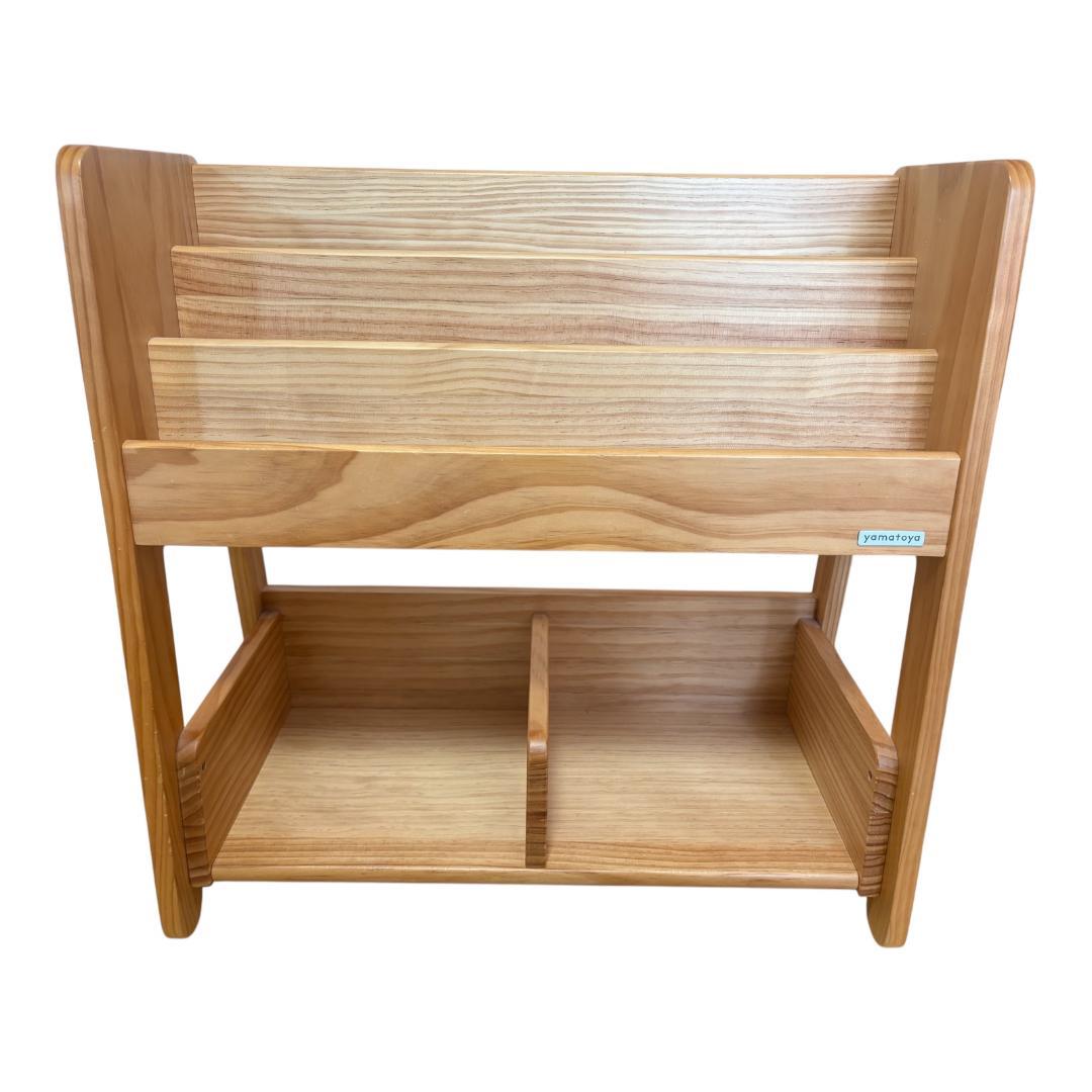 【訳あり最安値！】yamatoya 天然木　ノスタ　ブックラック　ブックシェルフ