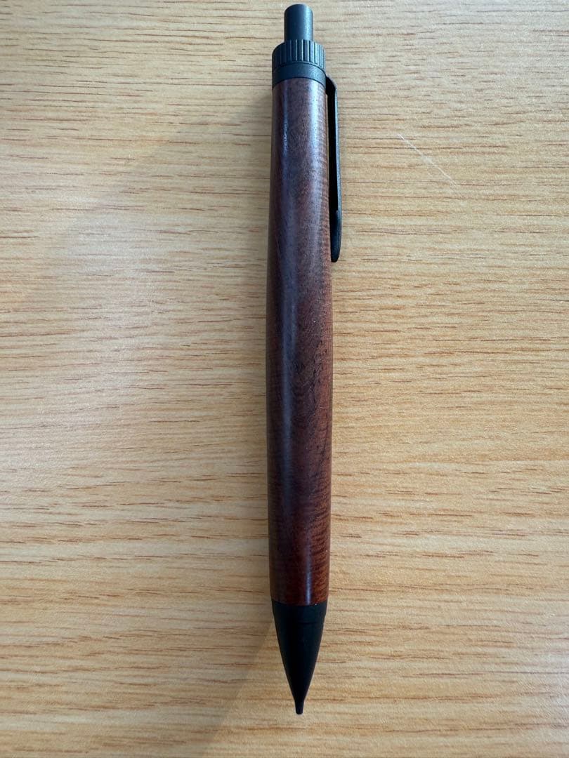 YkU工房 サイアミーズローズウッド マイクロカーリー 木軸シャーペン0.5mm