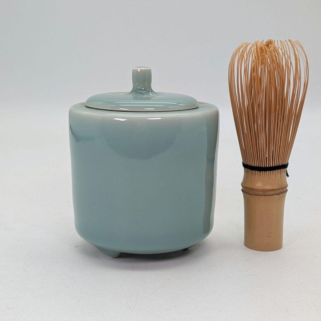 松本為佐視 青磁香炉 合箱 三足香炉 香爐 香道具 茶道具 お香 アロマグッズ
