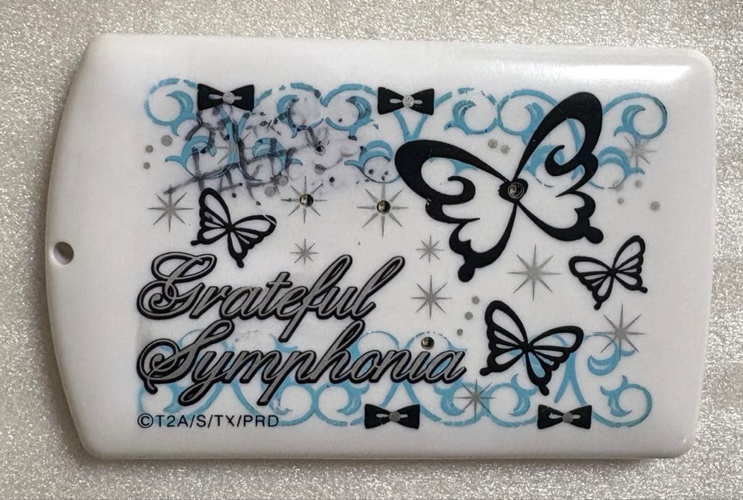 プリティーリズム プリズムメモリーパス ケース ホワイト サイン入り