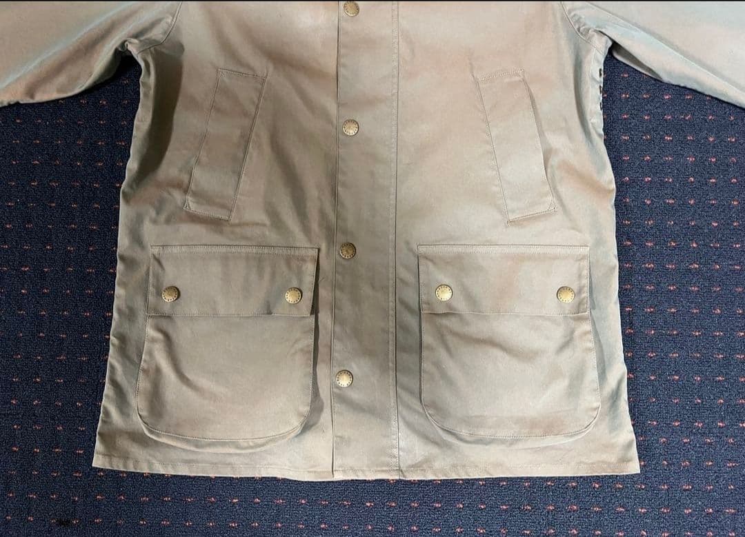 BEAMS F 別注バブアーBEDALE 玉虫色 38