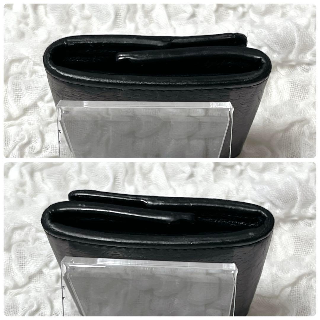 グッチ　GUCCI　GGマーモント　ケース　小銭入れ　レザー　黒　ブラック