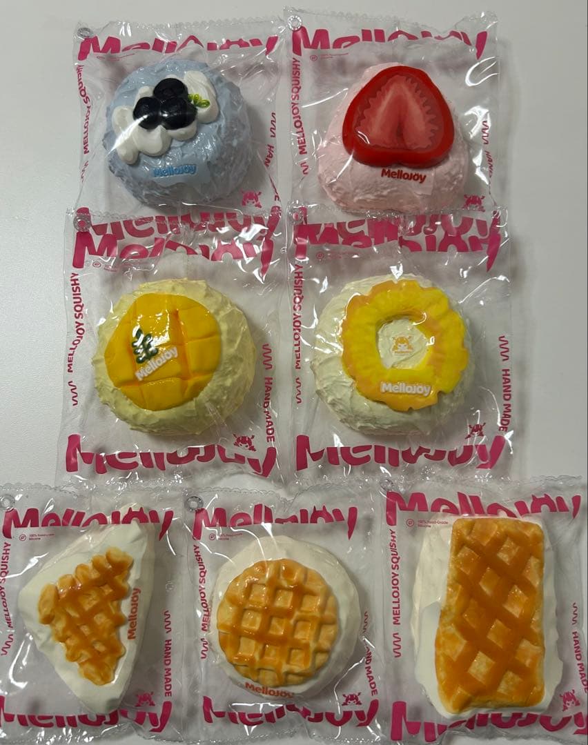 Mellojoy スクイーズ まとめ売り メロジョイ 大福 ワッフル