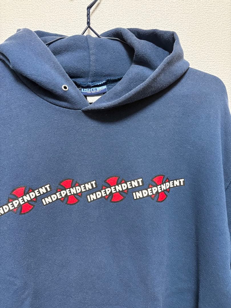 90s INDEPENDENT ネイビー パーカー
