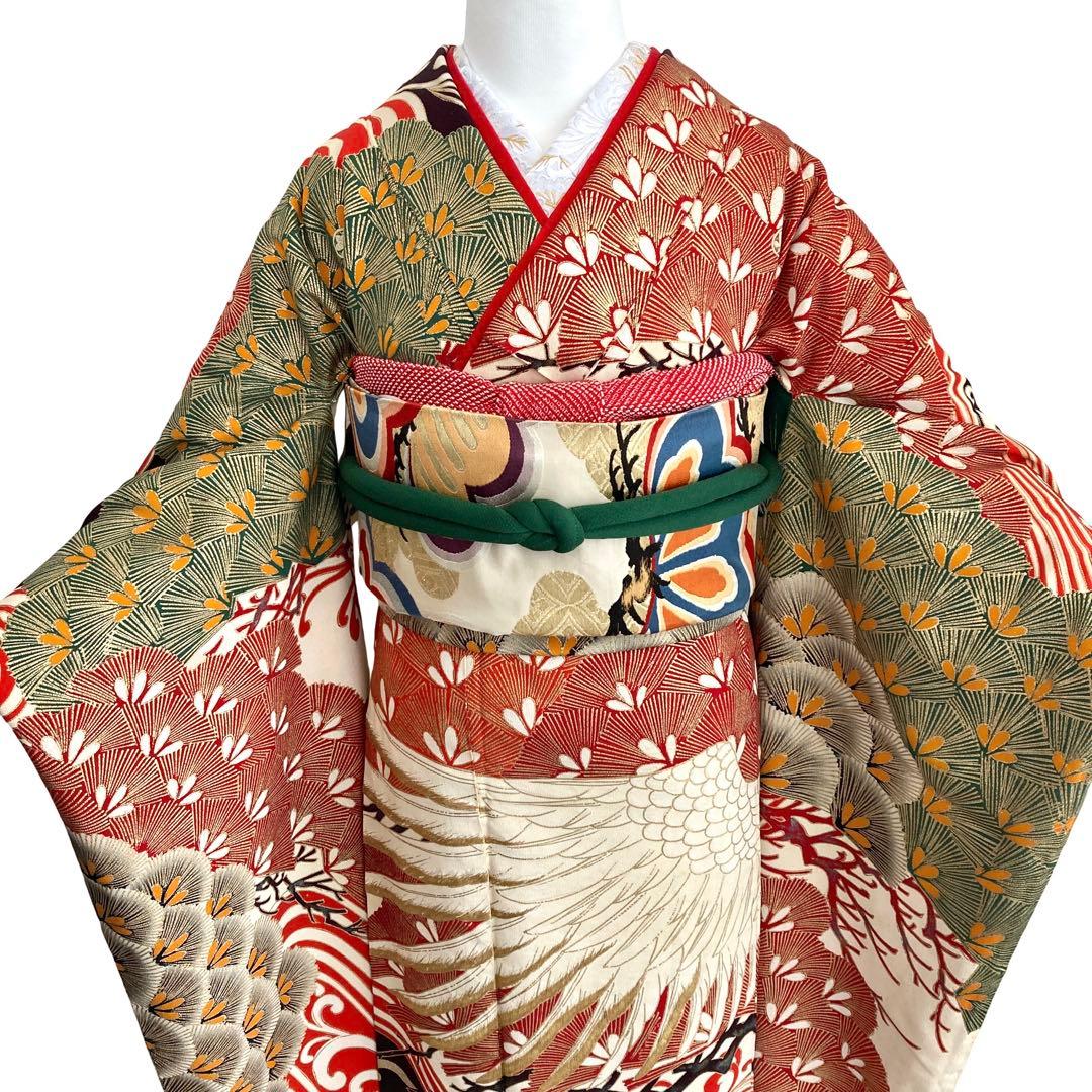 sanasanacat★アンティーク振袖と長襦袢セット 大正ロマン N55