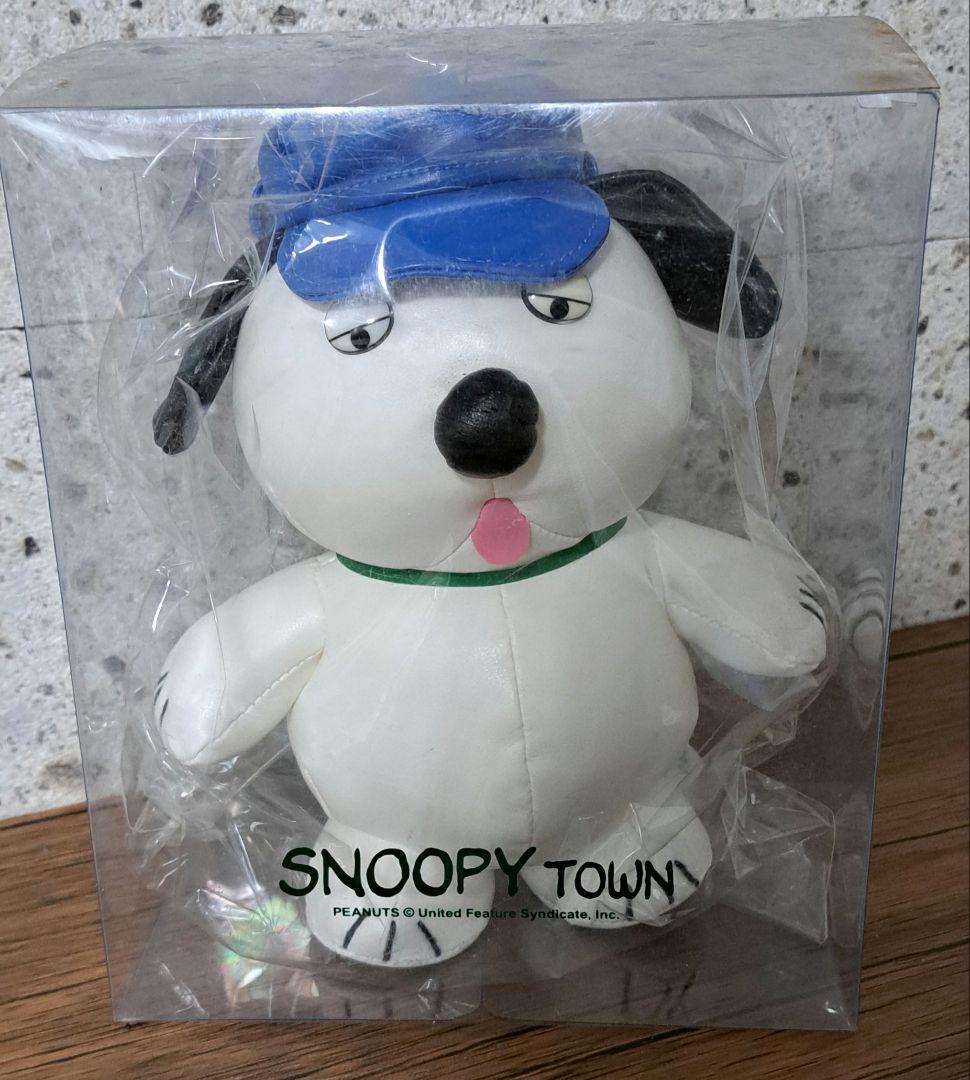スヌーピータウン オラフ レザー ぬいぐるみ