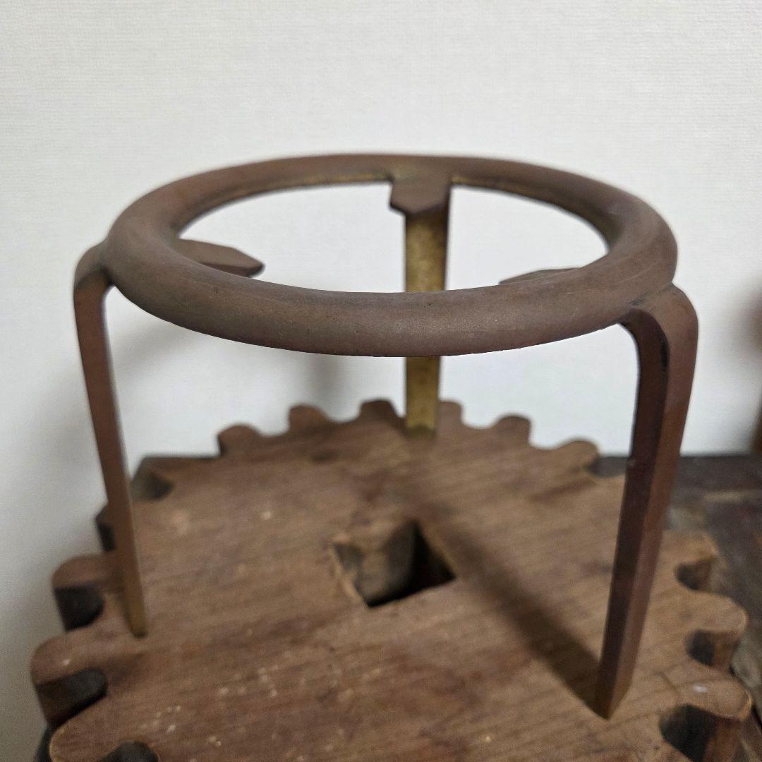 五徳　三つ足　３本足　竈子　五徳　鋳物　ぽってり　古道具