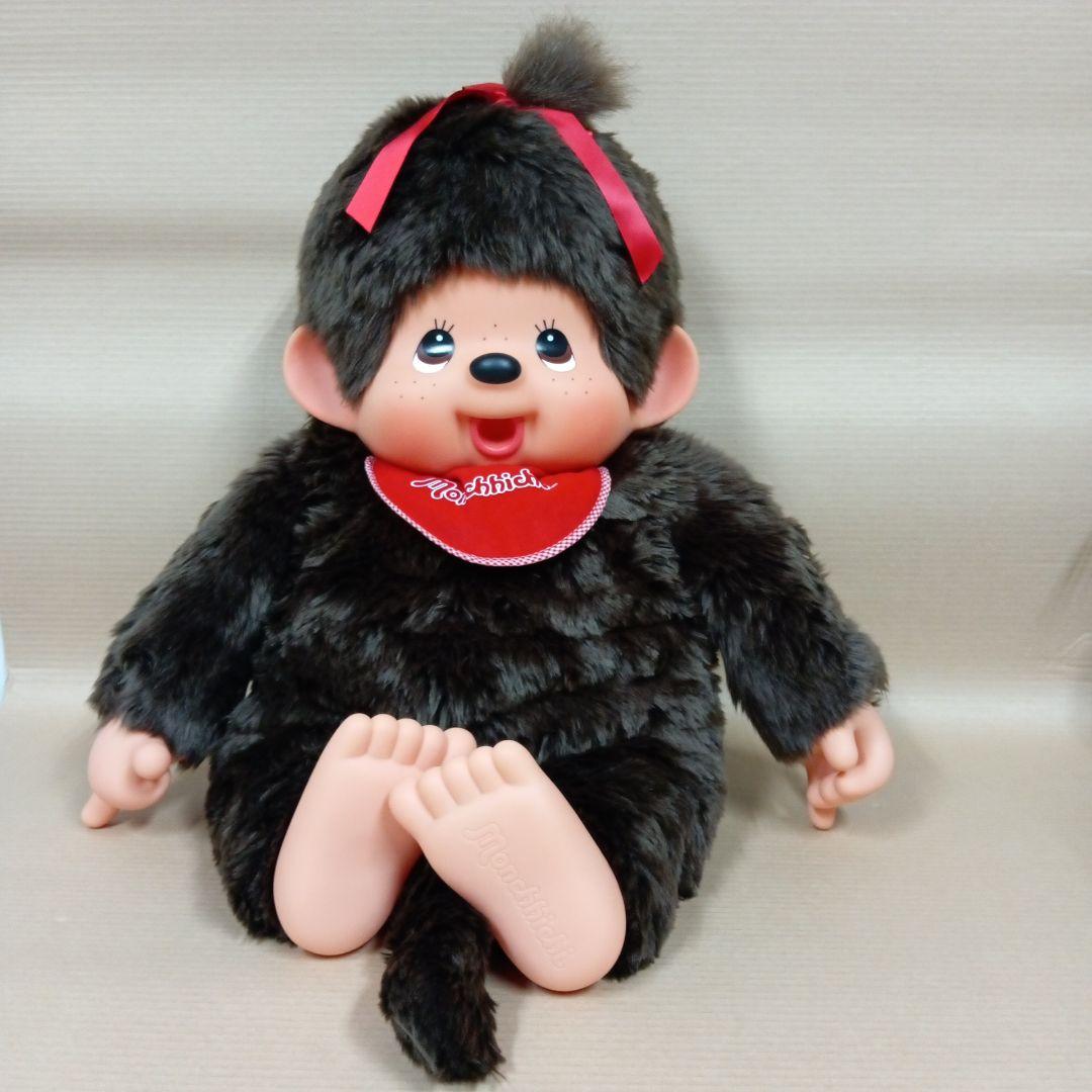 【超美品】R★プレミアムスタンダードモンチッチ2L 女の子 ぬいぐるみ ブラウン