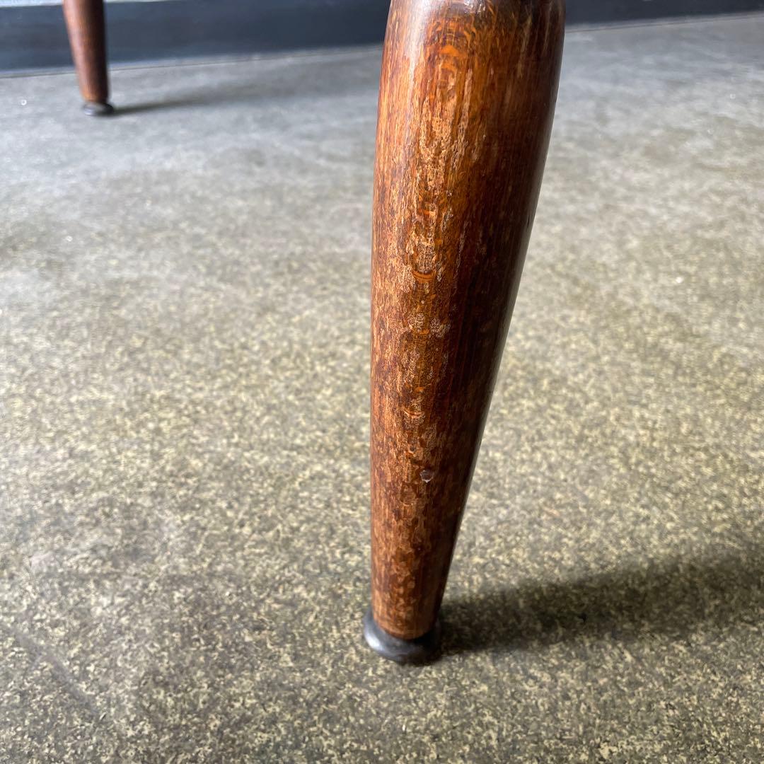 飛騨産業　キツツキ　赤ロゴ　ダイニングテーブル　昭和レトロ