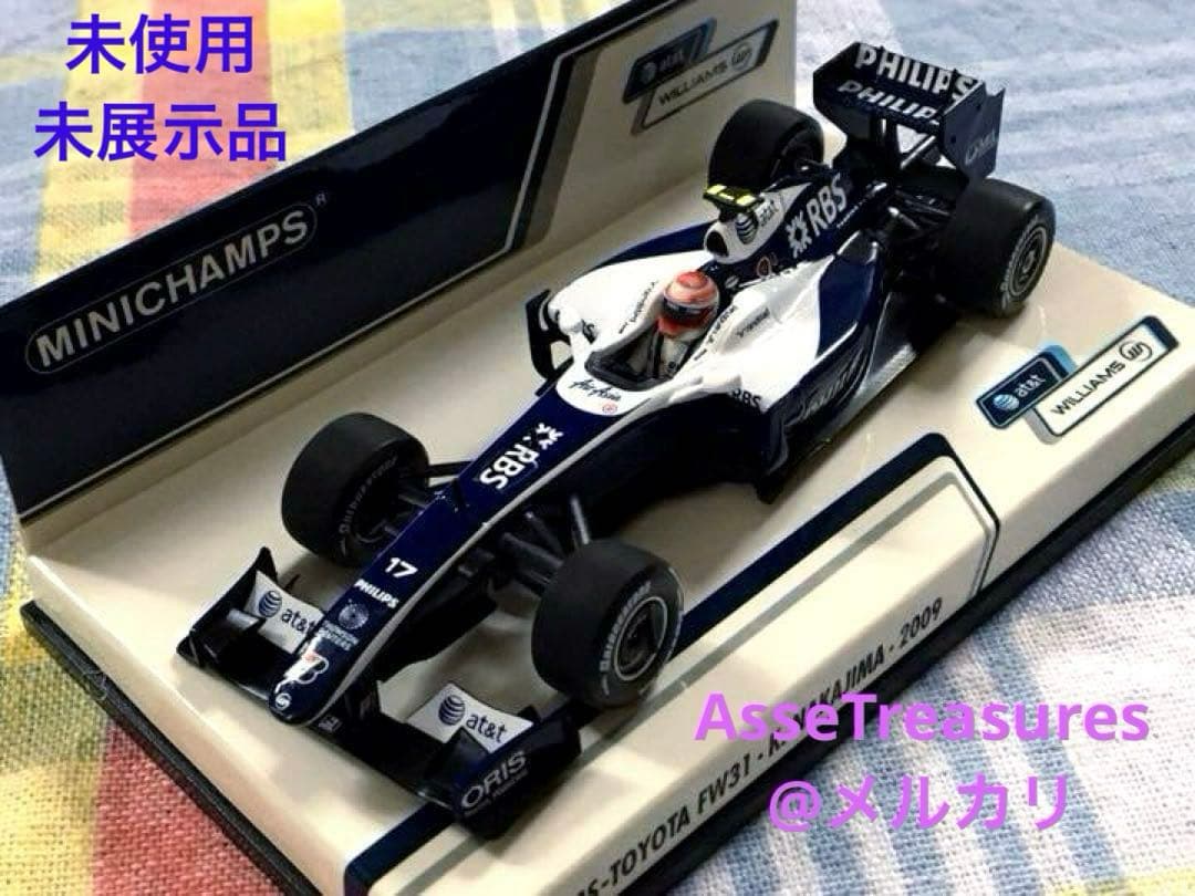ミニチャンプス 1/43 ウィリアムズ・トヨタ FW31 中嶋一貴