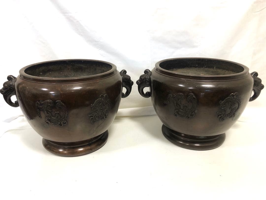 火鉢　金屋五郎三郎　箱付き　2個