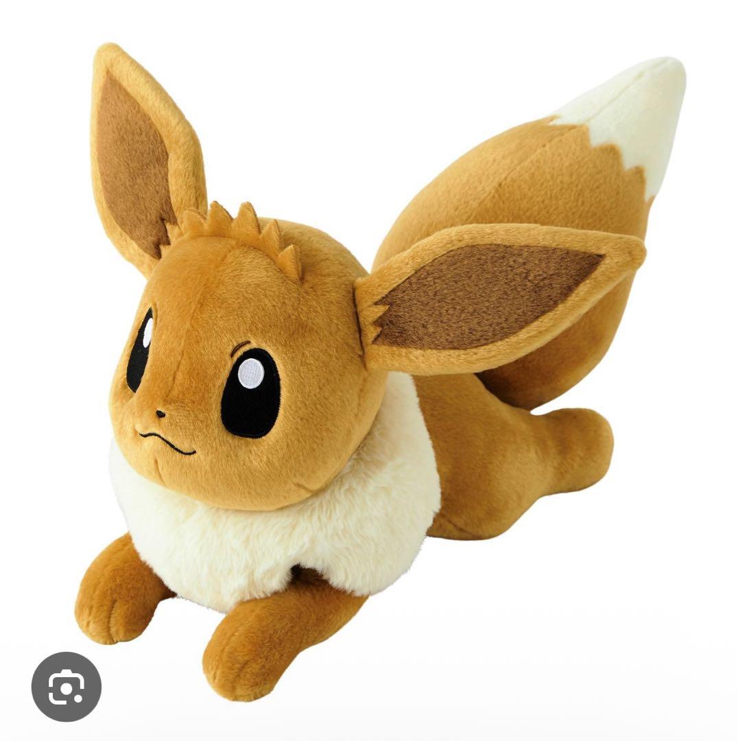 ぬいぐるみ 等身大イーブイ 寝そべり