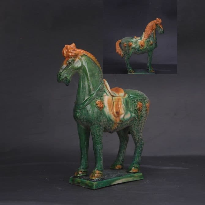 唐三彩とうさんさい 陶磁器 装飾品 工芸品 美術品 置物