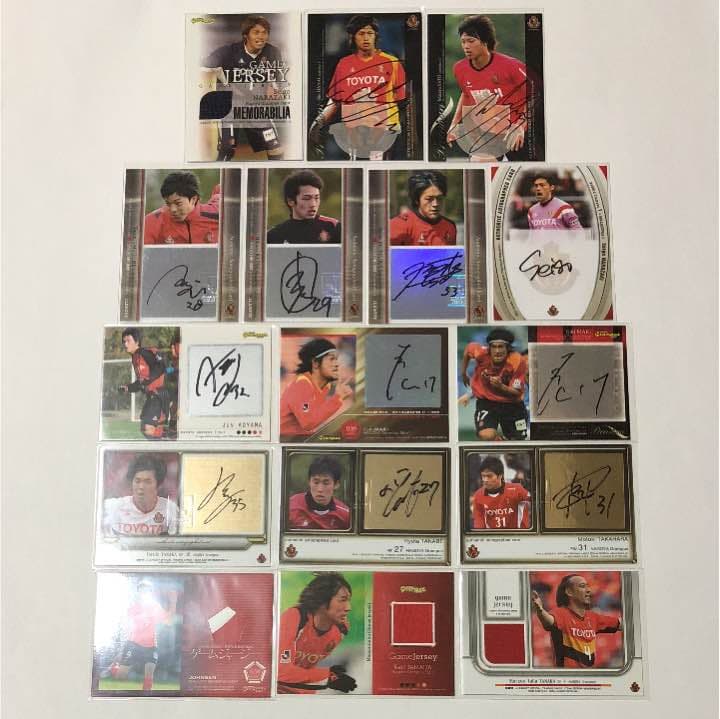 名古屋グランパス レアカードまとめ売り 直筆サインカード ジャージカード