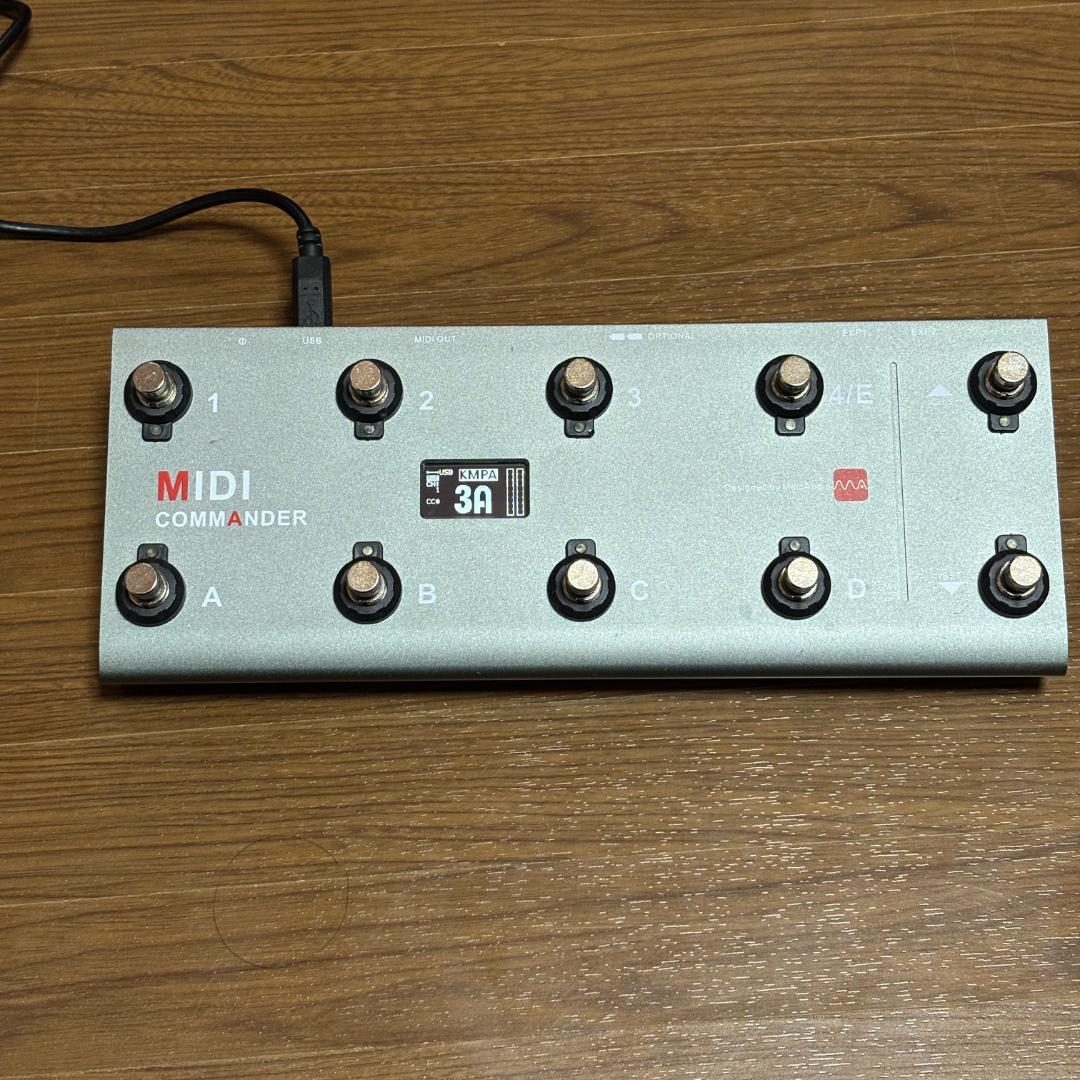 ギター melo audio MIDI COMMANDER