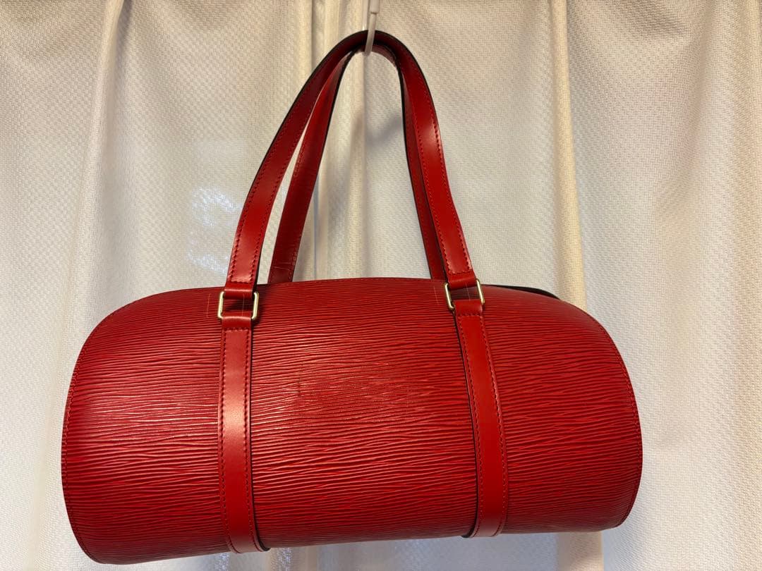 ルイヴィトン エピ スフロ カスティリアンレッド 赤 ミニポーチ付