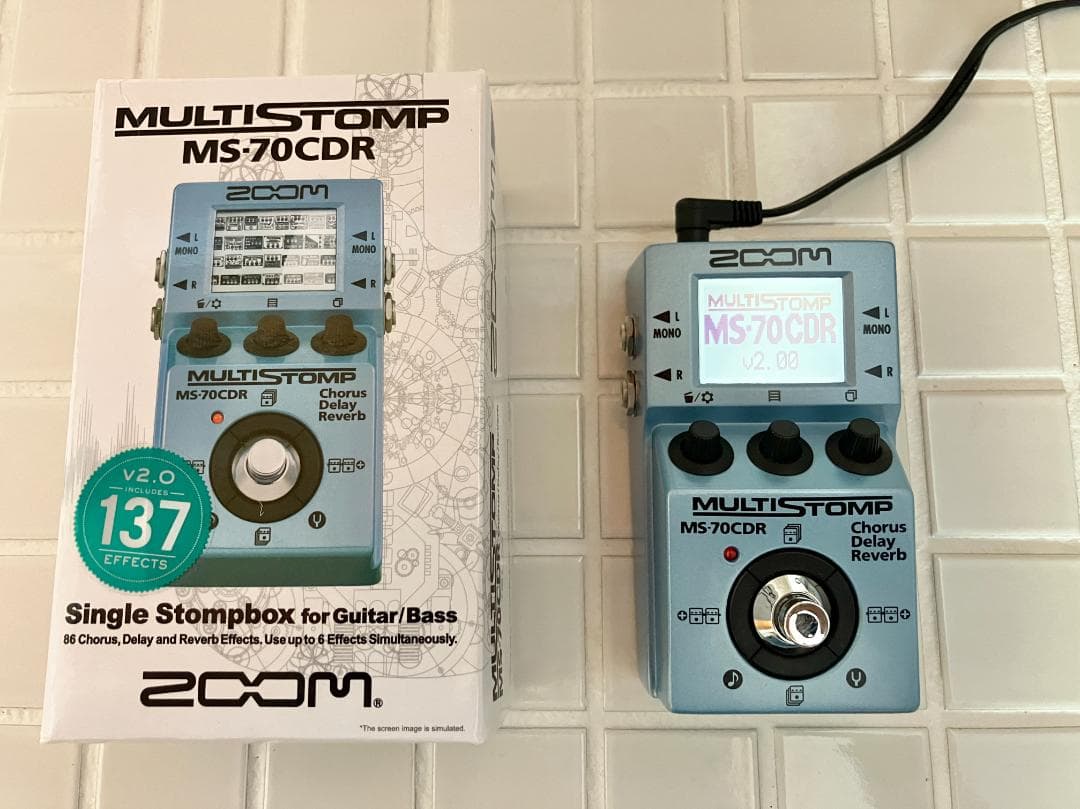 ZOOM MS-70CDR / ギター・ベース用マルチストンプ